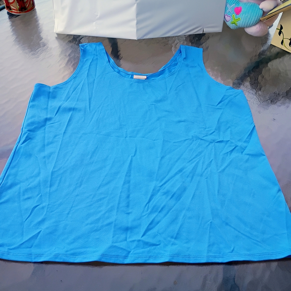 Chico's Vibrant Blue Tank Top Size 3